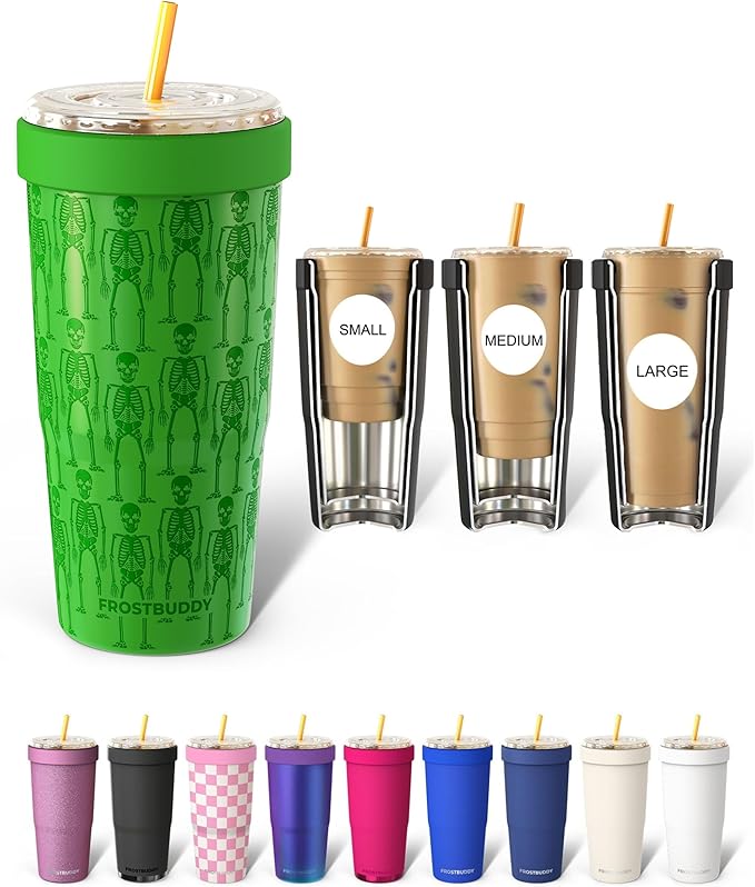 Frost Buddy Togo Buddy 30oz Tumbler - Spill-Proof Flip Lid (Shake My Bones)