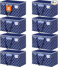 Fabspace Moving Bags, Extra Large Moving Supplies, Heavy Duty Storage Bags, Packing Bags with Reinforced Zippers & Handles, Collapsible Packing Boxes, Storage Totes for Moving, Packing, 88L, 8 Packs