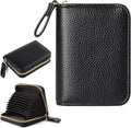 Credit Card Wallet, RFID Card Case Wallet, Zipper Card Cases Holder for Men Women, RFID Blocking, KeyChain Wallet, Compact Size Card Organizer Case for Women