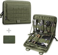 WYNEX Tactical Molle Admin Pouch, Laser-Cut, EDC Organizer Tool Pouch | Utility Organizer EDC Medical Bag, EDC Pocket Modular Pouch, Tactical Accessories EDC Pouch, Include U.S Patch