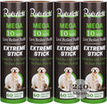 10 inch Lint Roller Refill Compatible with Large Mega 10 in Wide Lint Rollers, Pack of 4 Refills, 60 Sheets per Refill, Total 240 Extreme Stick Sheets