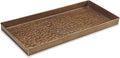 Good Directions Medium Boot Tray, Pebbles Multi-Purpose All Weather Decorative Boot Tray, Shoes, Plants, Garage, Patio Door, Pet Bowls, 30 inch Entry Indoor Shoe Tray, Brass Finish