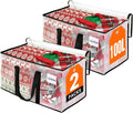 RoomHacks Clear Heavy Duty Extra Large Moving Bags, Reinforced Handle and Double Zipper Storage Bags, Packing Bags Alternative (2 Packs)