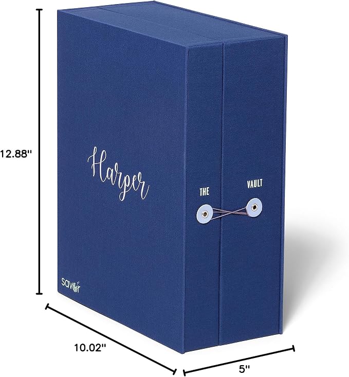 Personalizable Life Essentials & Graduate Keepsake Organizer | Keep High School and College Graduation Memorabilia Organized and Safe in One Convenient Home with this Gift for Students and Grads