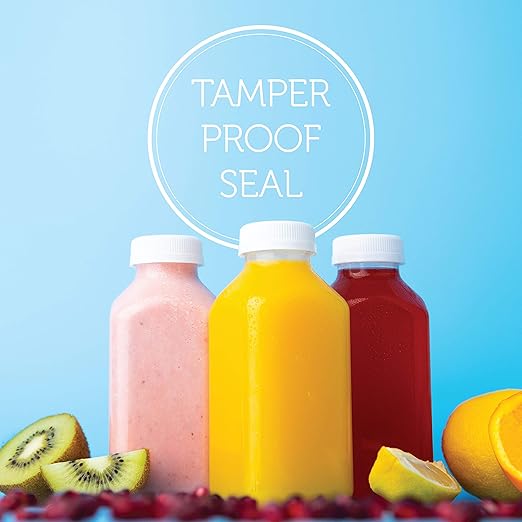 Disposable Juice Container with Caps, 12 Oz Reusable, Clear & Empty Smoothie Bottle For Grab & Go Drink & Juicing Journey, 160 Pcs BPA-Free Plastic Water Bottles, Handy, Leak-Proof Beverage Containers
