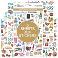 bloom daily planners Holiday Seasonal Planner Sticker Sheets - Vintage Seasonal Sticker Pack - Removable & Repositionable - Over 310 Stickers Per Pack!