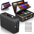 5200°F Fireproof Document Box, Hard-Shell,Fireproof Safe for Home Documents | Fire proof safe document box with lock,detachable accordion file organizer,waterproof digital portable document organiser