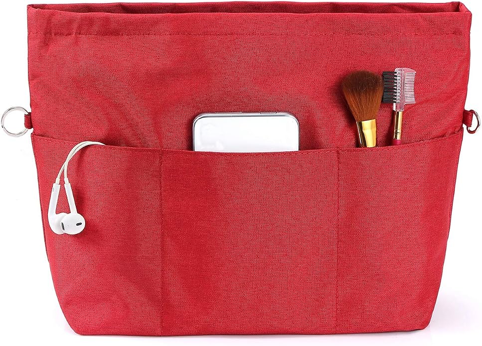 VANCORE Purse Organizer Insert for Handbags,Tote Bag Organizer Insert with Zipper Bag,Premium Handbag Organizer Inside Liner for Women