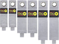 Heavy-Duty Wrap-It Storage Straps - (Assorted 6-Pack) Silver - Garage Organizer and Extension Cord Hanger and Electric Cord Organizers for Garage Gadgets