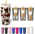 Frost Buddy Togo Buddy 30oz Tumbler - Insulated Stainless Steel (Cowabunga) | Double-wall vacuum insulated | Spill-proof flip lid | 18/8 premium stainless steel | Cup-holder friendly