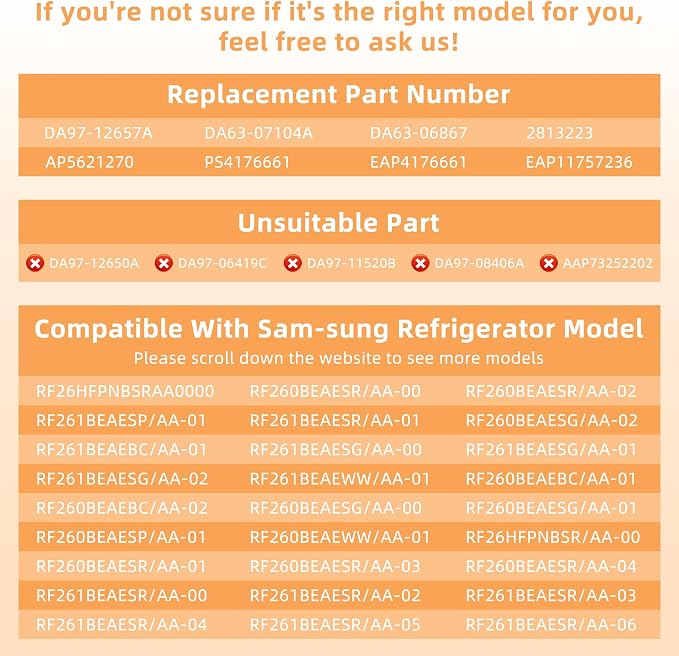 DA97-12657A Refrigerator (LEFT) Door Shelf Bin Replacement Fit for Sam-sung RF260BEAESR RF261BEAESR RF261BEAESP Refrigerator, Replace AP5621270 DA63-06867 Fridge Door Basket Bin By Fetechmate