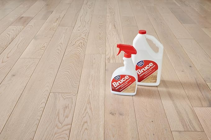 Bruce Hardwood and Laminate Floor Cleaner for All No-Wax Urethane Finished Floors Refill 64oz