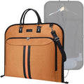 BALEINE Travel Garment Bag, Travel Suit Bag for Men, 42'' Waterproof Carry on Garment Bag for Hanging Clothes, Garment Duffel Bag for Travel Business (Orange)