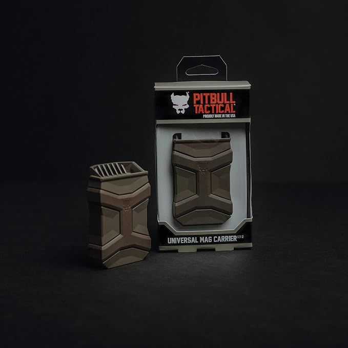 Gen 2 Universal Mag Carrier – Ambidextrous IWB/OWB Mag Pouch for Single & Double Stack Magazines. Fits Glock, 1911, S&W, Sig Sauer, Beretta & More.