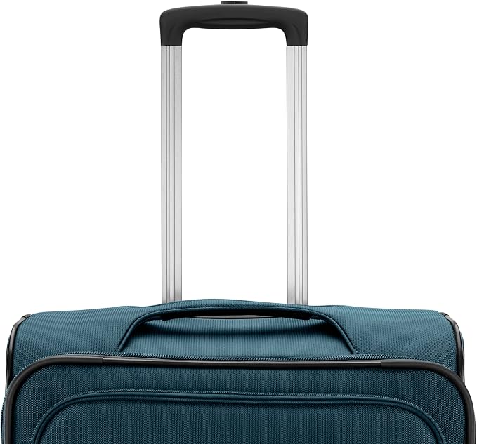 Samsonite Ascella 3.0 Softside Expandable Luggage with Spinner Wheels, 3-Piece Set (20/25/28), Teal/Black
