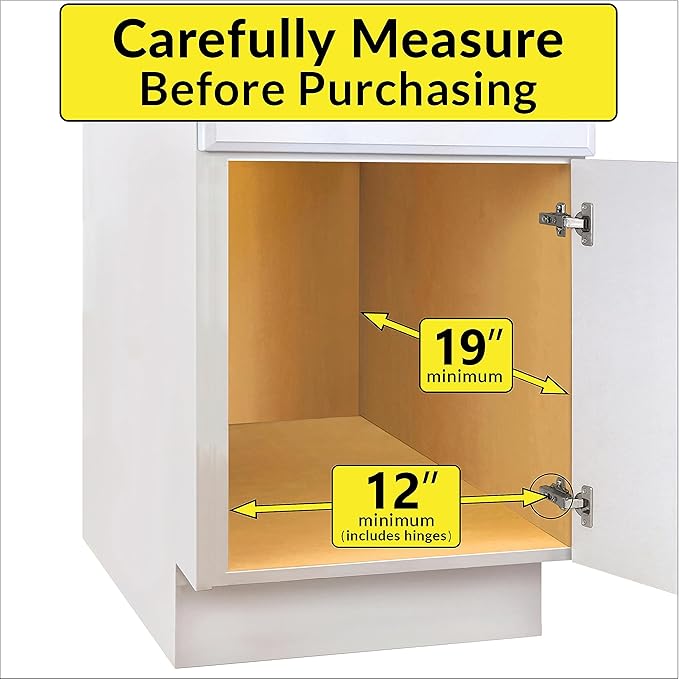 LYNK PROFESSIONAL® Pull Out Cabinet Organizer, 11" x 18" Slide Out Drawers for Kitchen Cabinets - Sliding Pull-Out Pantry Shelves – Home Shelf Organizers - Lifetime Ltd. Warranty, Chrome