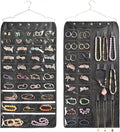 BB Brotrade Hanging Jewelry Organizer,Accessories Organizer,56 Pocket Organizer for Holding Jewelries (Black-56 Pockets)
