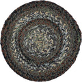 | Night Shadow Premium Braided Collection | Primitive, Rustic, Country, Farmhouse Style | Jute/Cotton | 30 Days Risk Free | Accent Rug/Door Mat | 4" Round Coasters