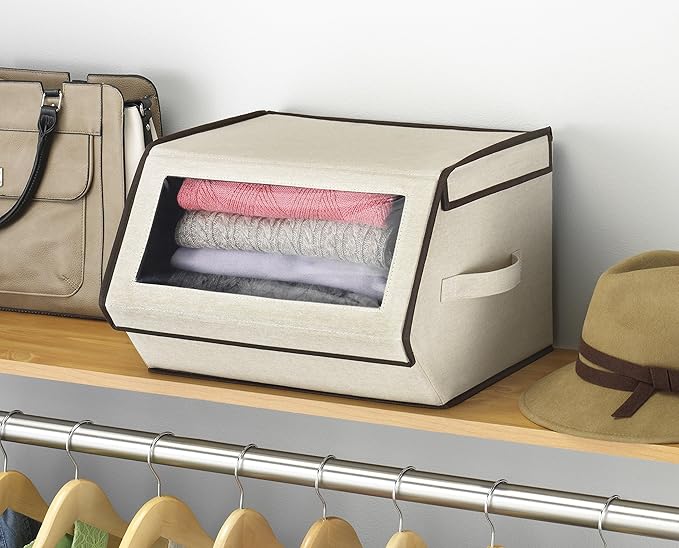 Whitmor Stackable Window Storage Box，6 pack