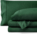 Bare Home Full Sheet Set - Luxury 1800 Ultra-Soft Microfiber Double Brushed - Deep Pockets - Easy Fit - 4 Piece Set - Bedding Sheets & Pillowcases (Full, Heathered Forest Green)