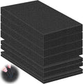 8 Pcs Pick and Pluck Foam Sheets 3 Size Polyurethane Pick Apart Foam Inserts Pads with Bottom Use for Camera Case, Tool Box, Storage Drawer (4P 16" x 12" x 2", 2P 16" x 12" x 1", 2P 16" x 12" x 0.4")