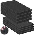 MYFAMIREA 8 Pcs Pick and Pluck Foam Sheets 2 Size Polyurethane Apart Foam Inserts Pads with Bottom Use for Camera, Interlocking Case, Tool Box, Storage Drawer(4P 16" x 12" x 0.8", 4P 16" x 12" x 0.4")