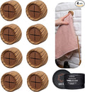 HEFA Towel Hooks - Dish, Hand & Kitchen Towel Holder - Eco-Friendly 8-Pack