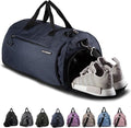 Fitgriff® Gym Bag for Men & Women with Shoe & Wet Compartment - Duffle Bag for Travel, Sports, Fitness & Workout
