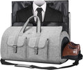 UNIQUEBELLA Convertible Garment Bag for Travel Carry on Garment Duffel Suit Bag with Shoe Compartment Weekend Flight Bag for Men