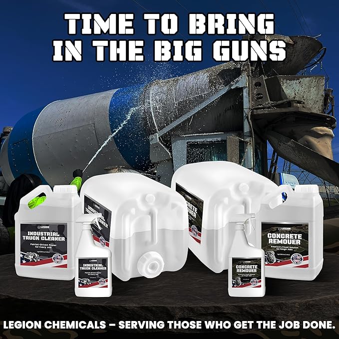 Industrial Truck Cleaner – Degreaser & Cleaner Kit with 1 Quart and 1 Gallon Bottles, Tough on Road Grime, Gentle on People and Equipment