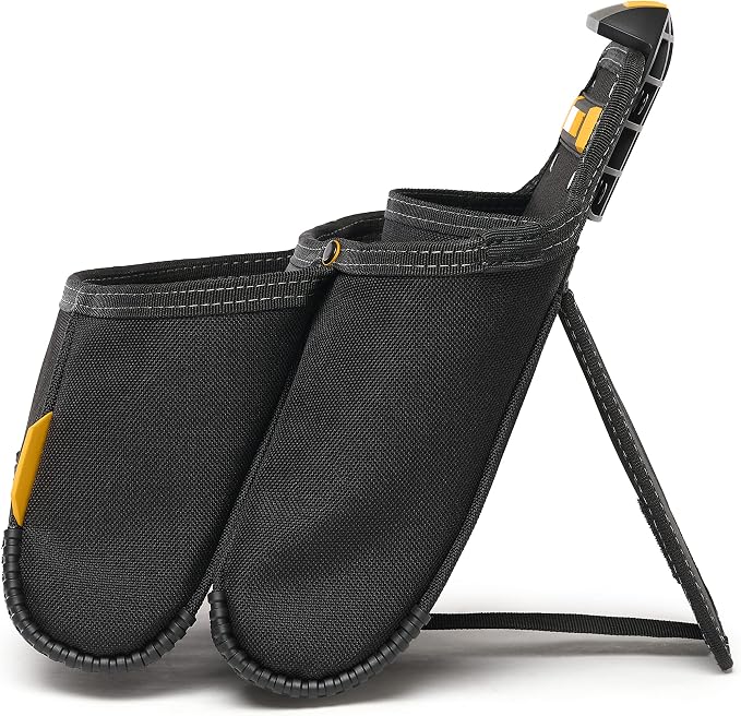 ToughBuilt ClipTech Series - Utility Pouch, Heavy-Duty Tool Pouch with Multiple Pockets, Secure Attachment & Storage for Jobsite Use