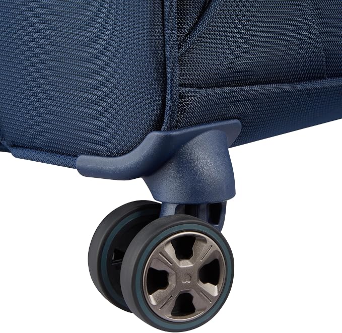 DELSEY PARIS Helium DLX Rolling Garment Bag with Spinner Wheels, Navy Blue
