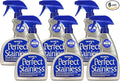 HOPE'S Perfect Stainless Steel Cleaner Streak-Free Self-Polishing Formula, Blocks Fingerprints, Pack of 6, 22 Ounce, 132 Fl Oz
