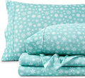 Bare Home King - Christmas Sheet Set - Luxury 1800 Ultra - Double Brushed Soft Microfiber - Deep Pockets - Easy Fit - 4 Piece Set - Holiday Bed Sheets (King, Snowdrift)