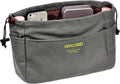 Vercord Canvas Handbag Organizers, Sturdy Purse Insert Organizer Bag in Bag, 10 Pockets Color Army Green Large