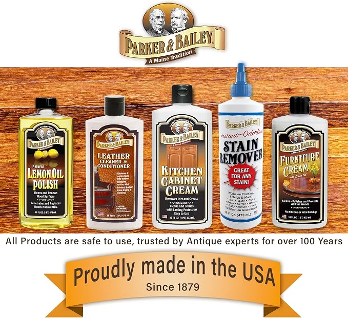 Parker and Bailey Kitchen Cabinet Cream-Wood Cleaner-Grease Remover 16 oz (2)