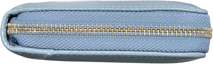 Easyoulife Credit Card Holder Wallet Womens Zipper Leather Case Purse RFID Blocking