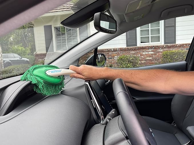 California Car Duster Dash Duster Green 62461 with Storage Bag