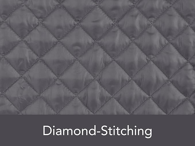 Covermates Keepsakes Coffee Maker Cover – Quilted Appliance Protector for Espresso Makers – Dust & Stain Resistant, Washable Slip‑On Design for Countertop Storage, Slate
