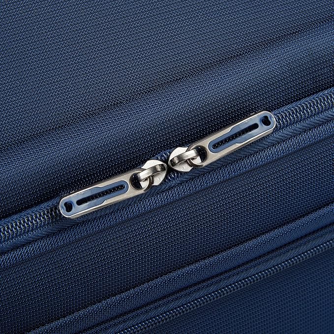 DELSEY PARIS Helium DLX Rolling Garment Bag with Spinner Wheels, Navy Blue