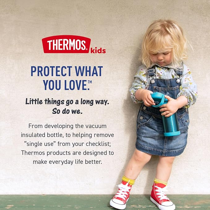 THERMOS FUNTAINER Insulated Food Jar, 10 Ounce, Kid Friendly Food Jar with Foldable Spoon, Toy Story 5