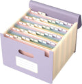 ThinkTex Accordion File Organizer, 26 Pockets File Folders, Soft Violet | Monthly Bill Receipt Documents Organizer, A-Z Colorful Tabs, Letter/A4 Size for Classroom Office Organization Home Hospital