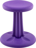 KORE Design Wobble Stool Chair, Girls + Boys Kid Desk Stools, Ergonomic Small Office Chairs, Flexible Seating for Active Child, ADD/ADHD, Classroom, School, Home, Kids (14in), Age 6-7 yrs, Purple