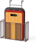 Simple Houseware Over Cabinet Door Organizer, Mesh Bronze