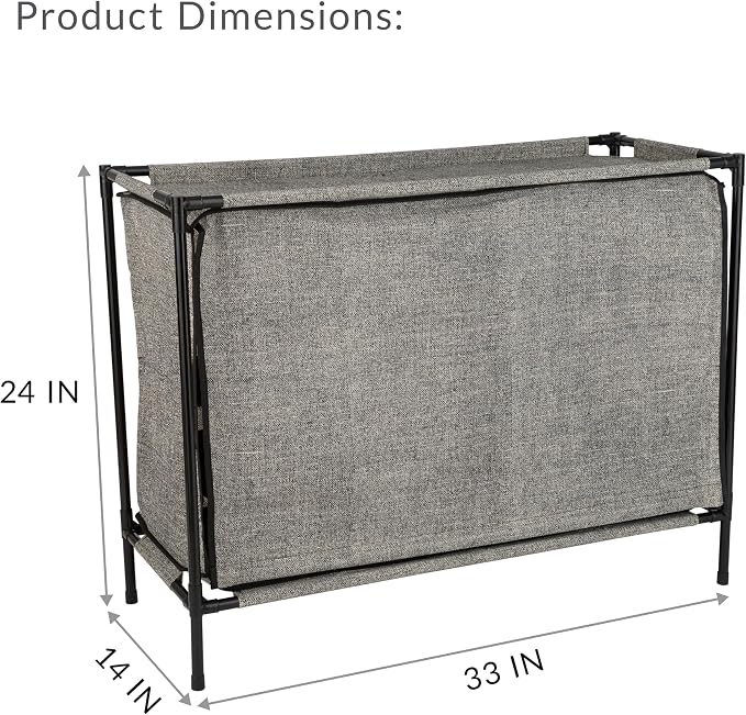 Simplify Shoe Cubby, 16 Compartment, Grey (23200-GREY)