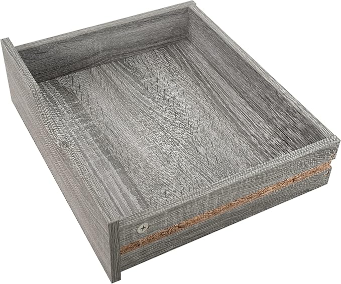 Naomi Home 5-Drawer Rolling Chest, Grey, Smart Storage with Metal Slide Glides & Smooth Wheels, Compact Space-Saver, Easy Assembly, Durable Engineered Wood