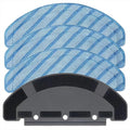 （4 pcs） Mop Pad Plate Accessories for Ecovacs Deebot T8,T8 Max,N8 Pro,T9 Vacuum Cleaner,1 mop pad Brackets，3 Mop Pads，Replacement Mop Bracket Accessories