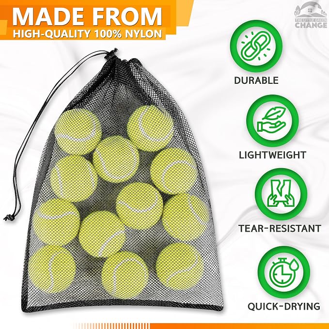 12 Pcs Mesh Laundry Bags Drawstring, 12.6x15.5 In, Reusable, Nylon (Black) | Mesh Bags Drawstring; Breathable; Washable, Quick-Drying; for Swimwear, Delicates, Sports Gear, Towels, Travel Use