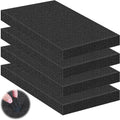 4 Pcs Pick and Pluck Foam Sheets 16" L x 12" W x 2" T Polyurethane Pick Apart Foam Inserts Pads with Bottom Use for Camera, Interlocking Case, Tool Box, Board Box, Storage Drawer, Black