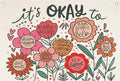 Classroom Wall Flag Decor-Teacher Gift-Inspirational Back to School Wall Banner Decor-It's Okay to Not Know Everything-Hanging Rectangular Canvas Banner for Classroom Teacher Office Reading Corner
